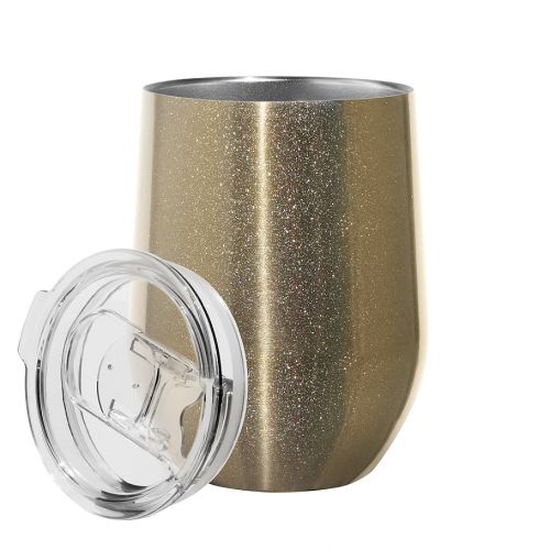  Oggi Cheers Stainless Steel Wine Tumbler with Acrylic Lid