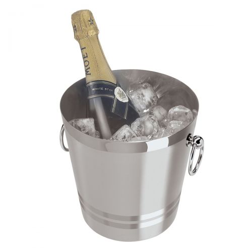  Oggi 7041.0 7041 Stainless Steel Champagne Bucket, 4-1/4-Quart, Silver