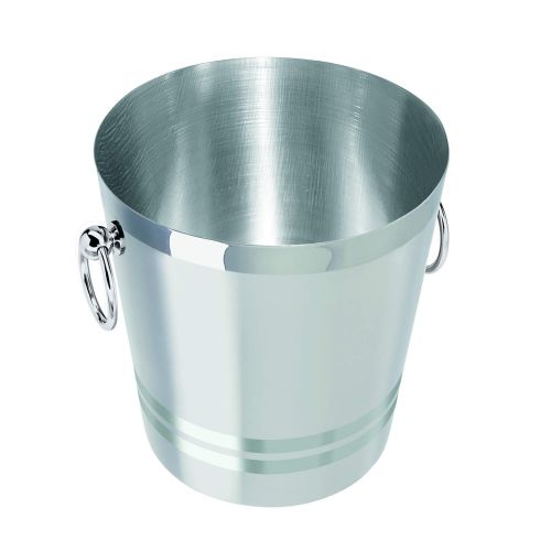  Oggi 7041.0 7041 Stainless Steel Champagne Bucket, 4-1/4-Quart, Silver