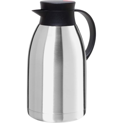  [아마존베스트]OGGI 6502.0 Avalon Vacuum Insulated Stainless Steel Carafe, 2 Liter, Silver