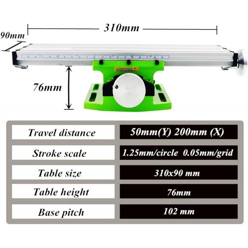  [아마존베스트]Ogrmar Milling Drill Worktable Milling Working Table Multifunction Milling Machine Bench Drill (BG6300)