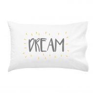 Oh, Susannah Dream Grey Yellow Toddler Size Pillowcase (1 Pillow Cover 14 x 20.5 Inches) Kids Room Decor