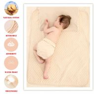 OhBuy Organic Cotton Waterproof Newborn Infant Baby Bassinet Bedding Mattress Pads Bed Wet Diaper Cradle Crib Stroller Absorbent Changing Mat Nursing Incontinence Sheet for...