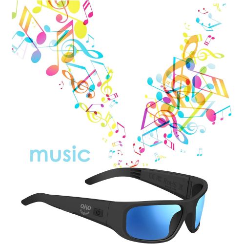  [아마존 핫딜]  [아마존핫딜]OhO sunshine Audio Sunglasses,Open Ear Bluetooth Sunglasses to Listen Music and Make Phone Calls with Polarized UV400 Protection Safety Lenses,Unisex Design Sport Design Compatible for All Smar