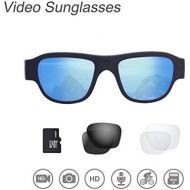 [아마존베스트]OhO sunshine Video Sunglasses, 16GB 1080P HD Outdoor Sports Action Camera with Built in 15MP Camera and Polarized UV400 Lens, Compatible with Prescription Lens and Interchangeable Lens