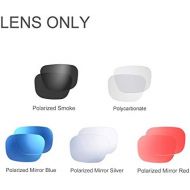[아마존베스트]OhO sunshine 5 Sets Lens Only (Polarized Smoke & Polycarbonate Clear & Mirror Blue & Mirror Silver & Mirror Red)