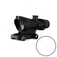 Ohhunt ohhunt 1x32 Hunting RifleScopes Red or Green Dot Sights Real Fiber Optics Tactical Optical Scope