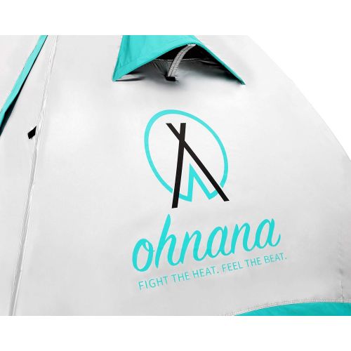  Ohnana Cool 2-Person, Heat-Blocking Rayve Tent. Ideal for Backpacking, Festivals, Summer and Family Camping.