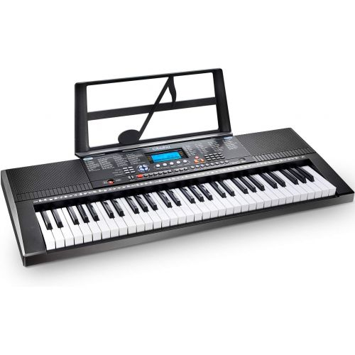  [아마존베스트]Electric Keyboard Piano 61-Key, Ohuhu Digital Musical Piano Keyboard with Headphone Jack, USB Port & Teaching Modes for Beginners