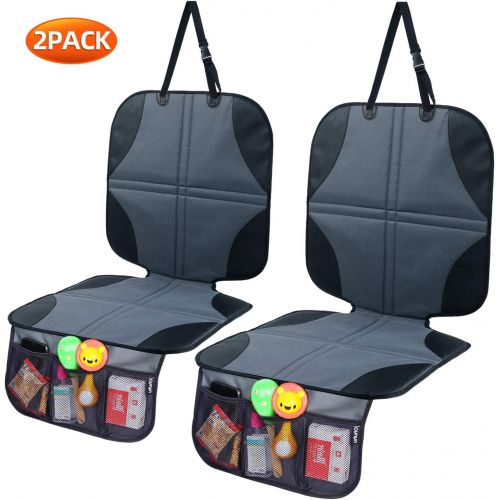  Ohuhu 1-Pack Baby Child Car Auto Carseat Seat Protector Cover Dog Mat Vehicle Cover With Organizer