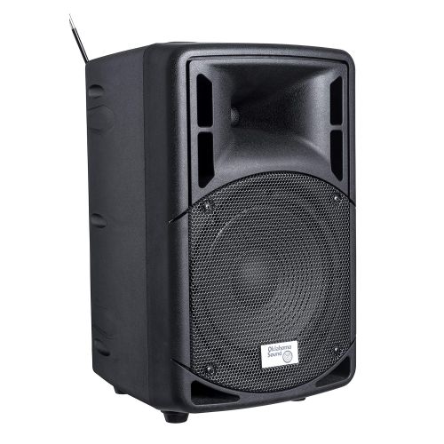  Oklahoma Sound PRA-8000PRA8-5 Series Pro Audio Pa System with Handheld Mic, 17 Height, 11 Wide, 11 Length, Black