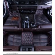 OkuTech Okutech Custom Fit Luxury XPE Leather Waterproof 3D Full Surrounded Car Floor Mats for Lexus NX 200 200t 300h, Black Embroidering Sewing