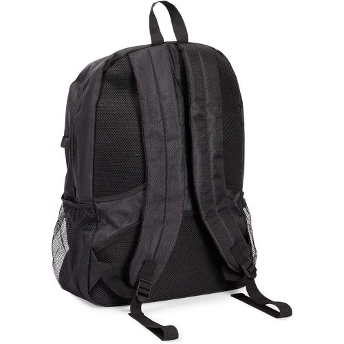  Okuna Outpost Baseball Bat Bag, Grey Backpack with Adjustable Padded Straps (1 Pack)