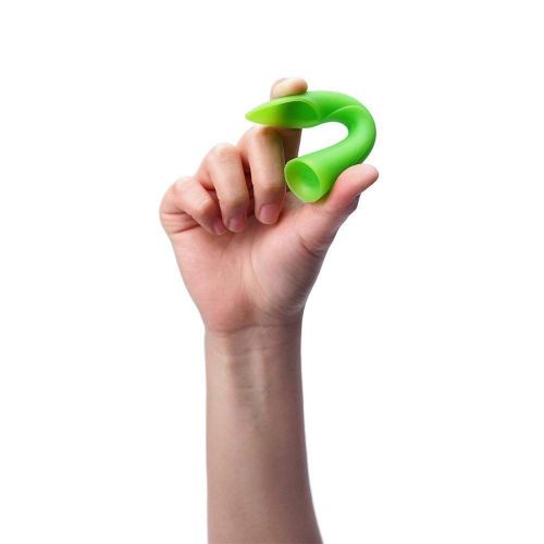  [아마존베스트]OLAE BABY Olababy 100% Silicone Soft-Tip Training Spoon Teether for Baby Led Weaning 2pack