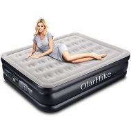 OlarHike Twin Air Mattress with Built-in Pump XL Size for Guests, Inflatable Double High Elevated Airbed with Comfortable Top, Raised 18 Real Air Mattresses as Camping Bed, Inflated Size -