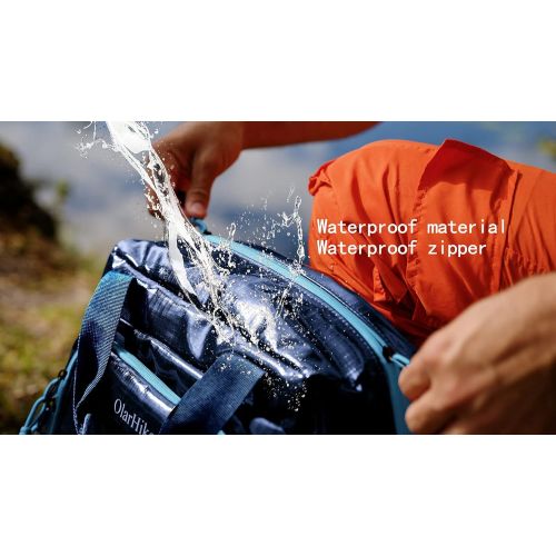  OlarHike Cooler Backpack 30 Cans Lightweight Insulated Soft Cooler Bag Leak-Proof for Lunch Picnic Fishing Hiking Camping Park Beach