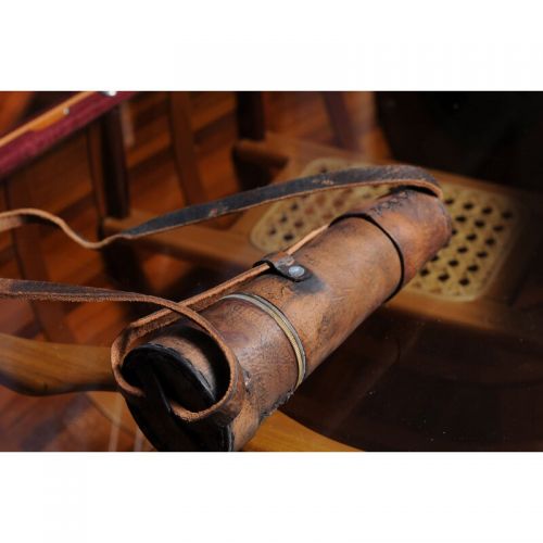  Old Modern Handicrafts Handheld Leather Overlay Telescope by Old Modern Handicrafts