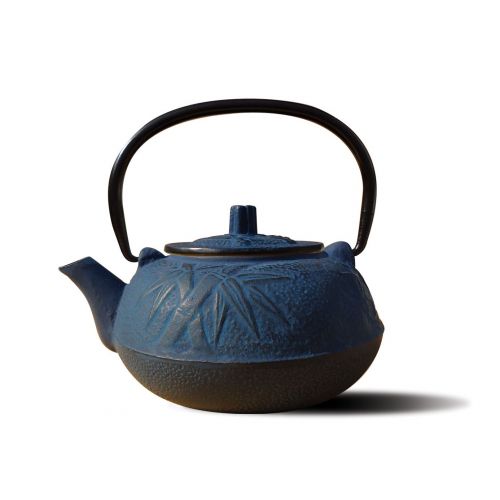  Old Dutch Cast Iron Osaka Teapot, 20-Ounce, Blue