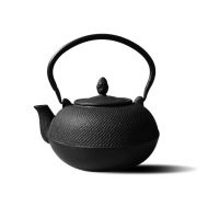 Old Dutch Cast Iron Hakone Teapot/Wood Stove Humidifier, 3-Liter, Matte Black