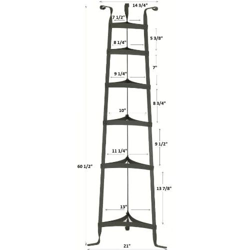  [아마존베스트]Old Dutch 60-Inch Cookware Stand, Graphite