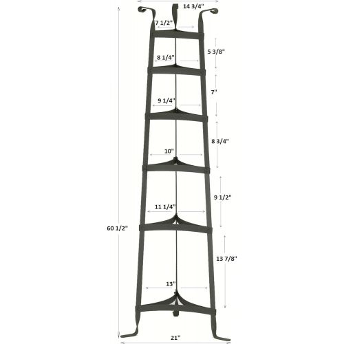  [아마존베스트]Old Dutch 60-Inch Cookware Stand, Graphite