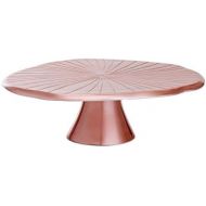 Old Dutch 3440RG Rose Gold Lily Pad, 14½ D. Cake Stand Serving, 14.5-Inch