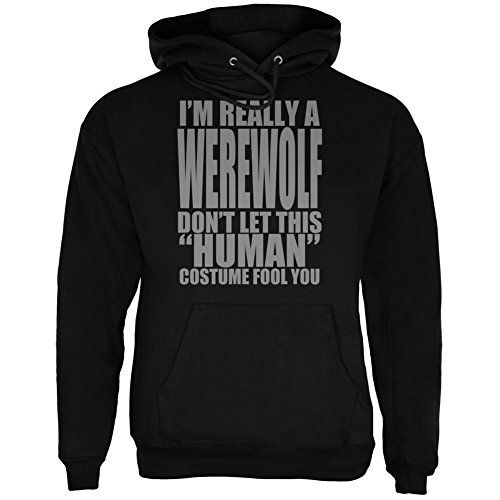  할로윈 용품Old Glory Halloween Human Werewolf Costume Mens Hoodie