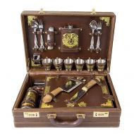 Old Master Handmade Picnic Hunting Set Governor on 6 Persons