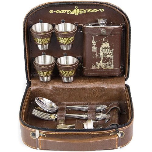  Old Master Handmade Picnic Hunting Set Rook on 4 Persons