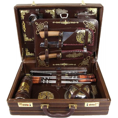  Old Master Handmade Picnic Hunting Set Royal on 6 Persons