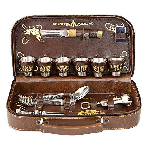  Old Master Handmade Picnic Hunting Set Forester on 6 Persons