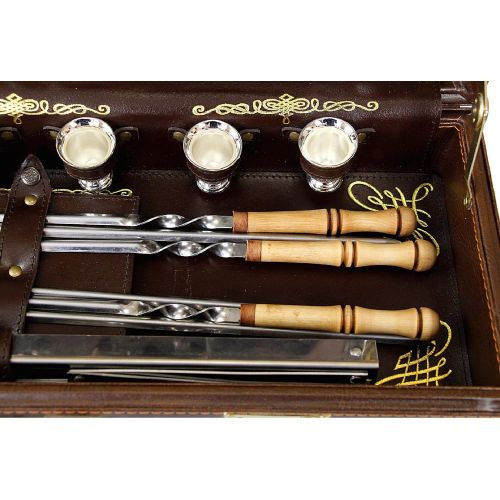  Old Master Handmade Picnic Hunting Set Ajax on 6 Persons