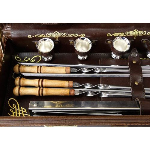  Old Master Handmade Picnic Hunting Set Ajax on 6 Persons