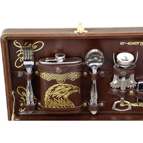  Old Master Handmade Picnic Hunting Set Ajax on 6 Persons