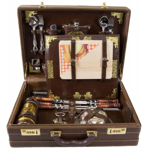  Old Master Handmade Picnic Hunting Set Governor on 6 Persons