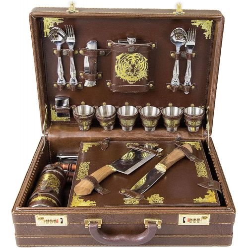  Old Master Handmade Picnic Hunting Set Governor on 6 Persons