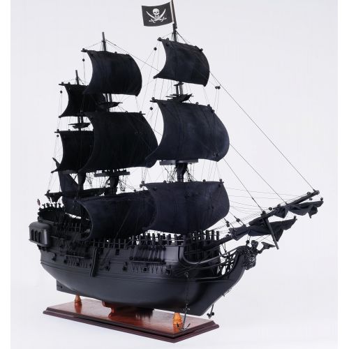  Old Modern Handicrafts Pearl Pirate Ship Collectible, Black