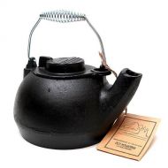 Old Mountain 10129 Pre Seasoned 2 Quart Cast Iron Tea Kettle