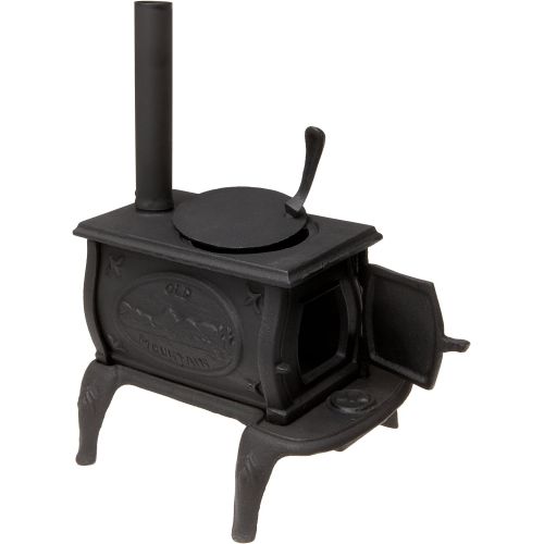  Old Mountain Black Mini Box Stove Set, with Accessories, 10 1/2 Inch Tall