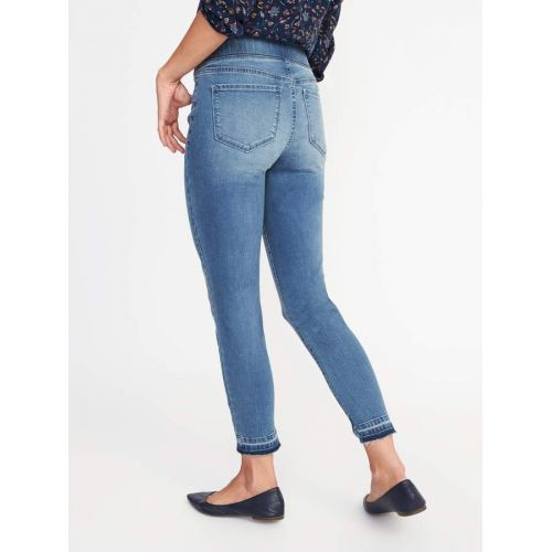  Old Navy Raw-Edge Rockstar Ankle Jeggings for Women