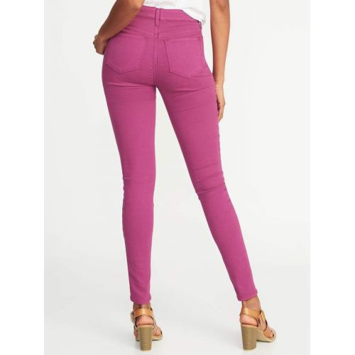  Old Navy Mid-Rise Pop-Color Rockstar Super Skinny Jeans for Women