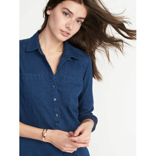  Old Navy Chambray Shirt Dress for Women