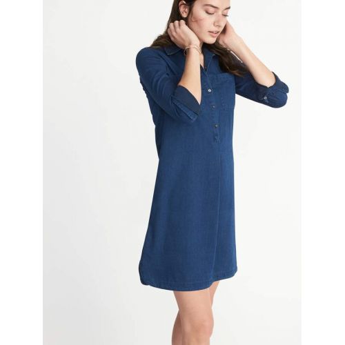  Old Navy Chambray Shirt Dress for Women