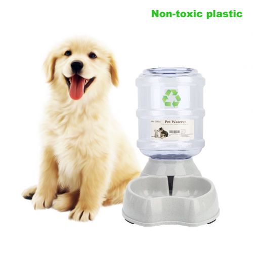  Old Tjikko Water Feeder for Dogs,1 Gallon Feeding Watering Supplies,Automatic Dog Water Feeder Dispenser