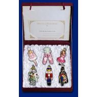 Nutcracker Suite Collection Set of 6 Glass Old World Christmas Ornament 14013