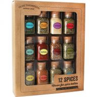 Olde Thompson Mason Spice Jar Gift Set - 12 Spices