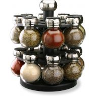 Olde Thompson Since 1944 Olde Thompson 16-Jar Labeled Orbit Spice Rack Jars & Rack