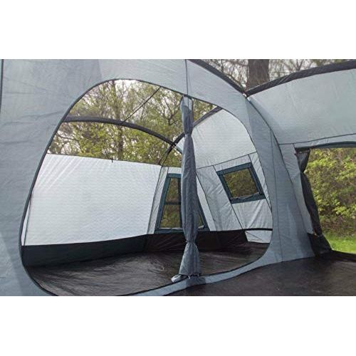  Oldzon oldzon Ozark 16-Person 3-Season Large Family Cabin Tent, Blue (2 Pack) with Ebook