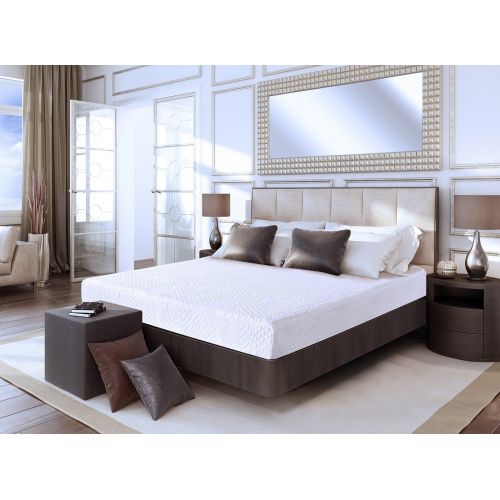  Olee Sleep 8 Inch Ventilated Convolution Memory Foam Mattress 08FM01F