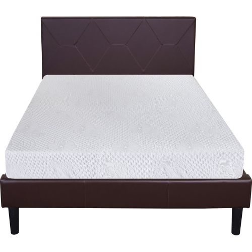  Olee Sleep 8 Inch Ventilated Convolution Memory Foam Mattress 08FM01F